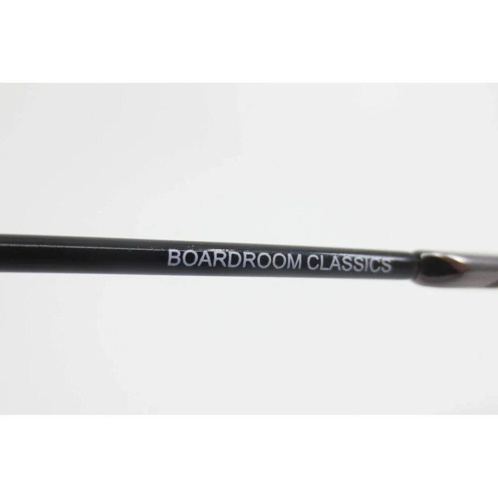 Boardroom Classics BC 532 GM Gunmetal Semi Rimless Eyeglass Frames 56-17-145